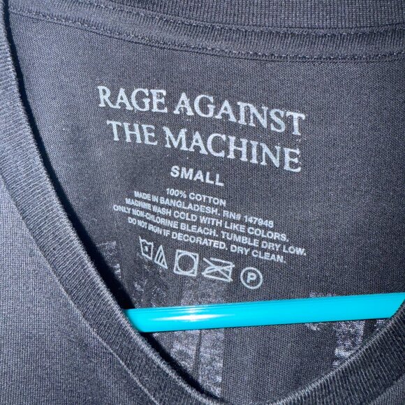RAGE AGAINST THE MACHINE 2022 Public Service Announcement Tour Android Shirt S - Picture 3 of 3